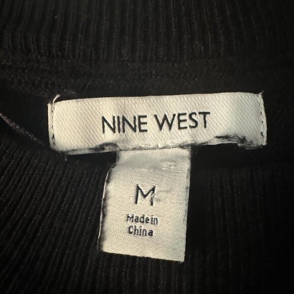 Black Nine West Sweat - Size Medium - Picture 6 of 8